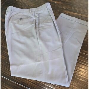 VTG Carlo Vercelli Dress Pants Mens 36x32 Gray Cuffed Trousers Formal Office